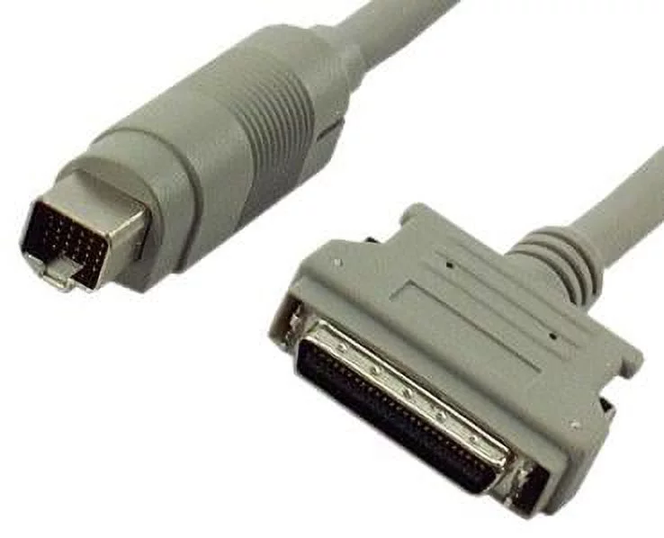 IEC M352204-02 SCSI Cable Apple Power Book HDI30 Male to CH50 Male 2'