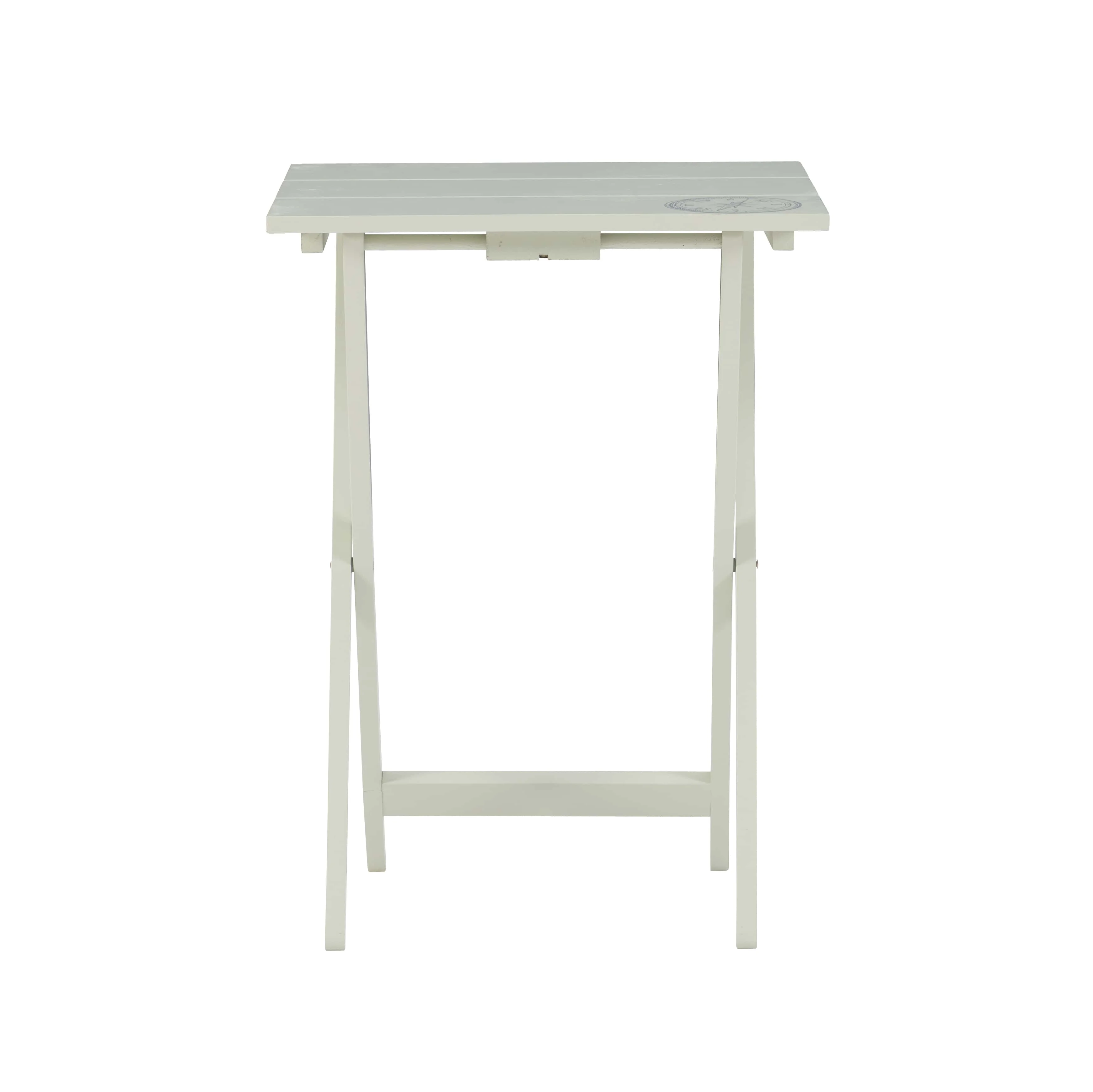 Linon Girard Folding Tray Table Set, 26.38