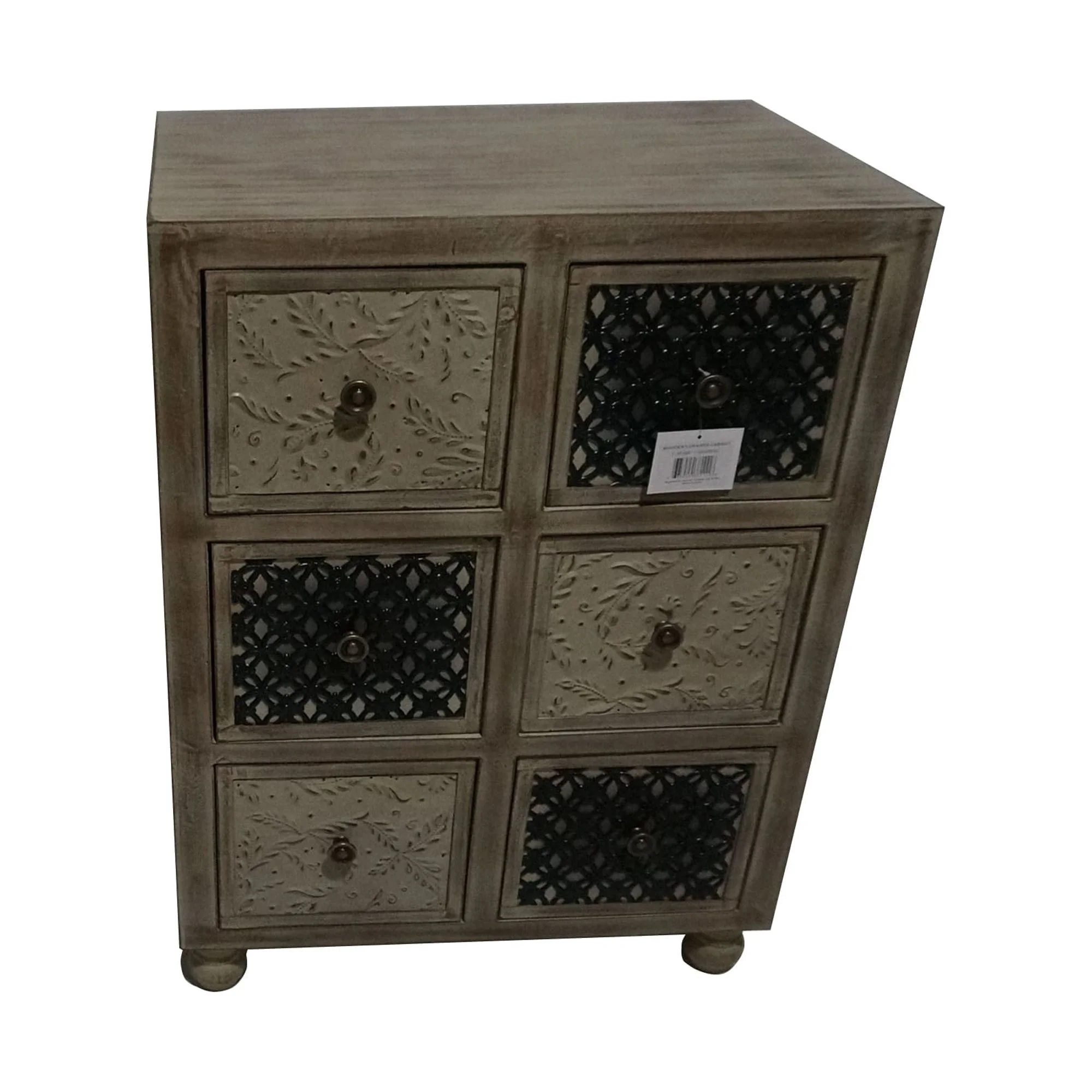 Jeco F-SF035 30 in. Wooden Cabinet with 6 Drawer