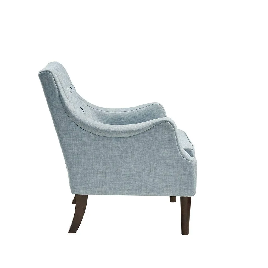Madison Park Qwen Button Tufted Accent Chair See Below