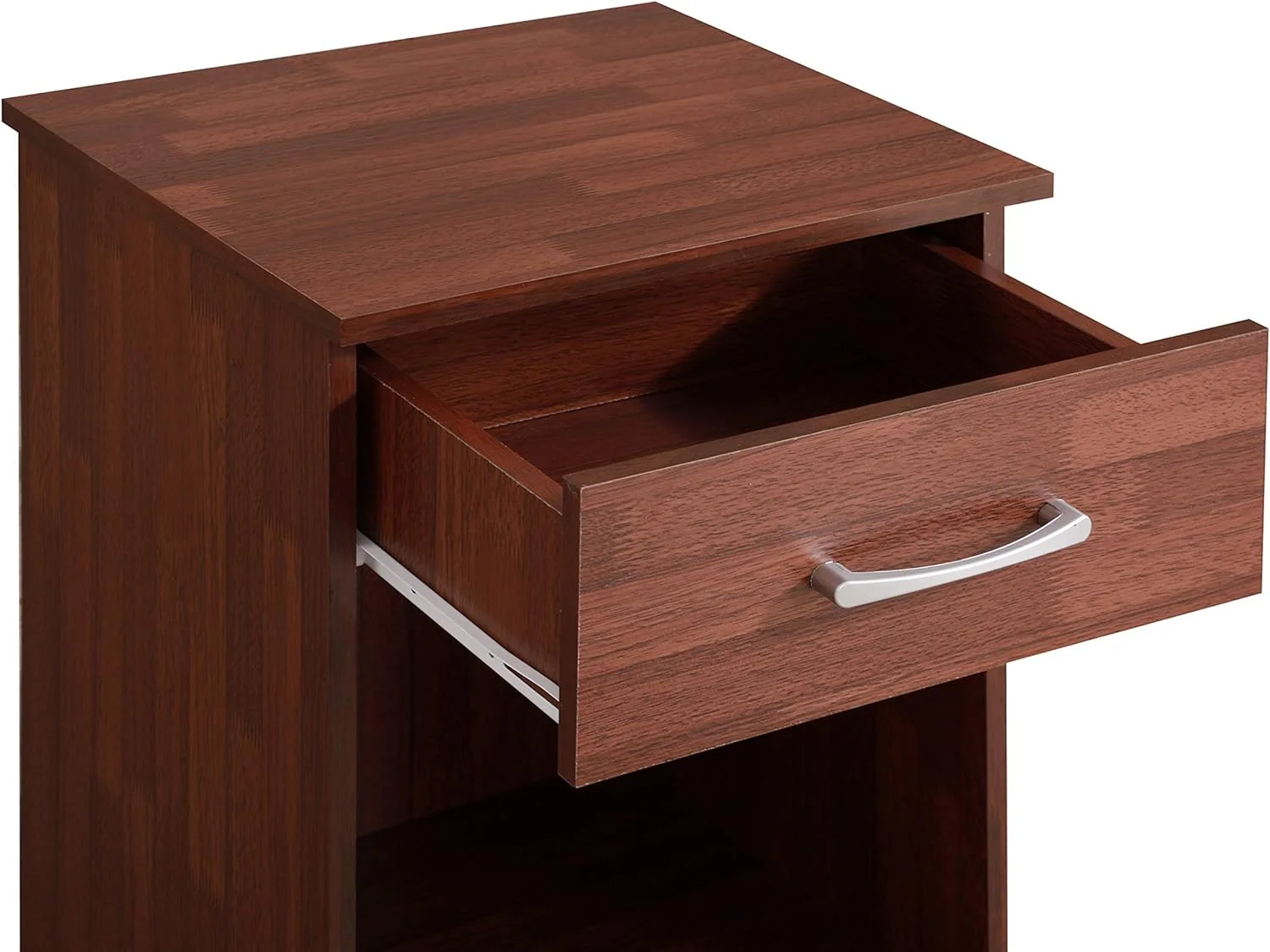 Lindsey 1 Drawer RTA Nightstand In Cherry