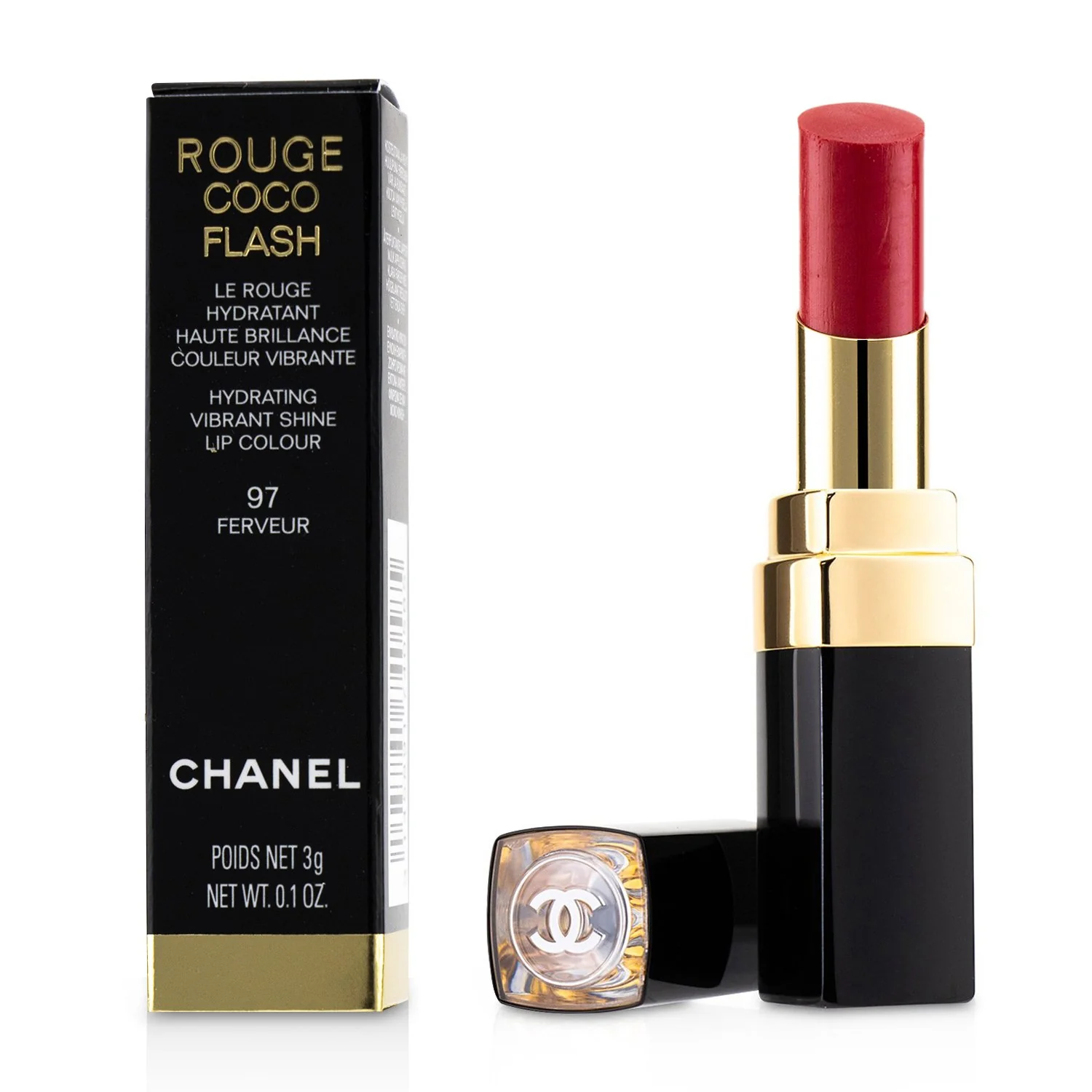 Chanel Rouge Coco Flash Hydrating Vibrant Shine Lip Colour - # 142 Crush  3g/0.1oz
