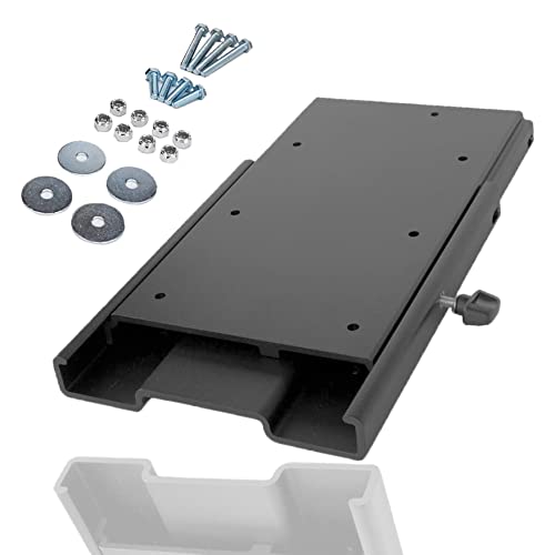 1854035 MKA-16-03 Quick Release Bracket, Trolling Motor Quick Release Mount Compatible with Terrova, Power Drive, Power Drive V2, PowerDrive Pontoon and Deckhand 40 (Black Aluminum)