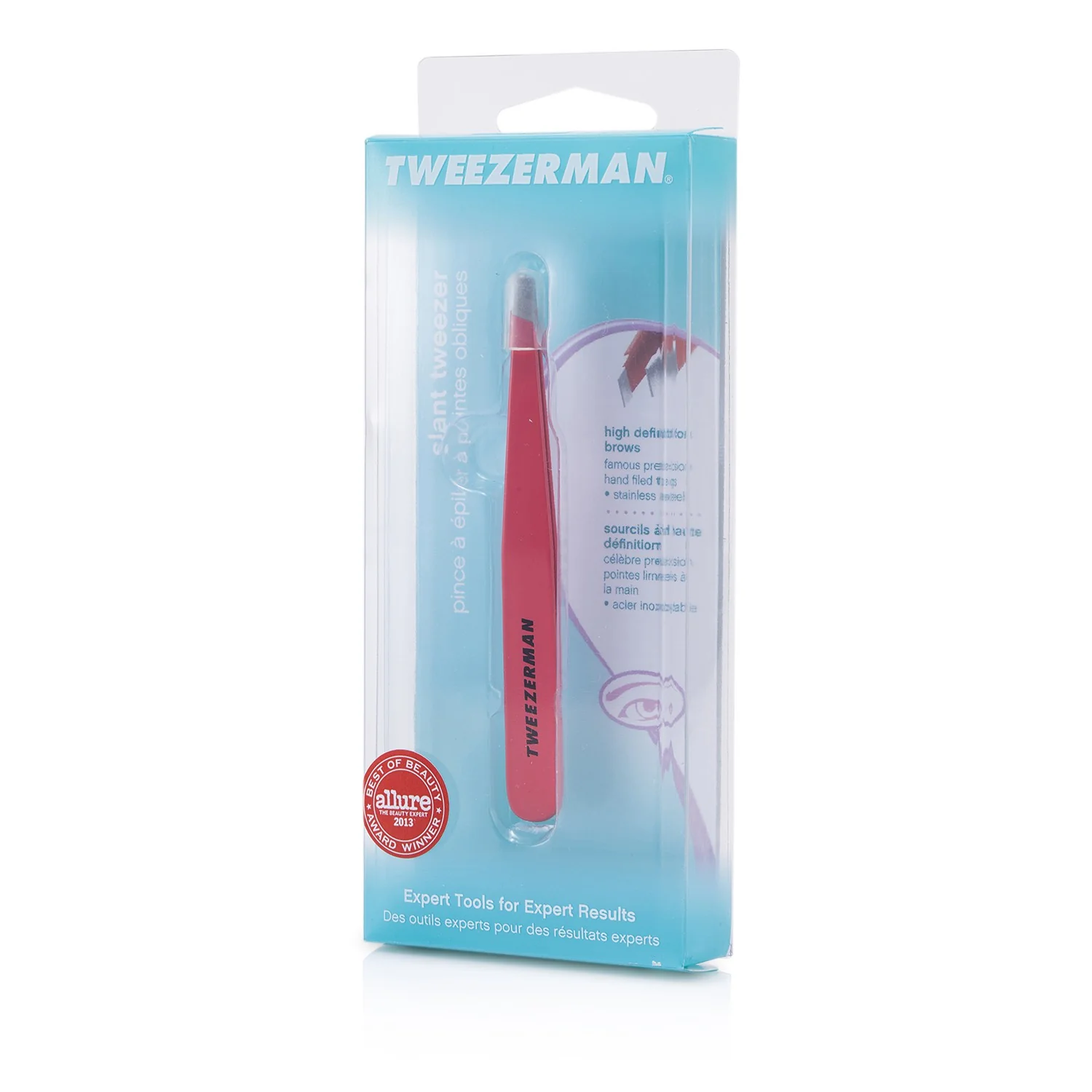 Tweezerman Slant Tweezer - Classic Stainless Steel (Studio Collection)