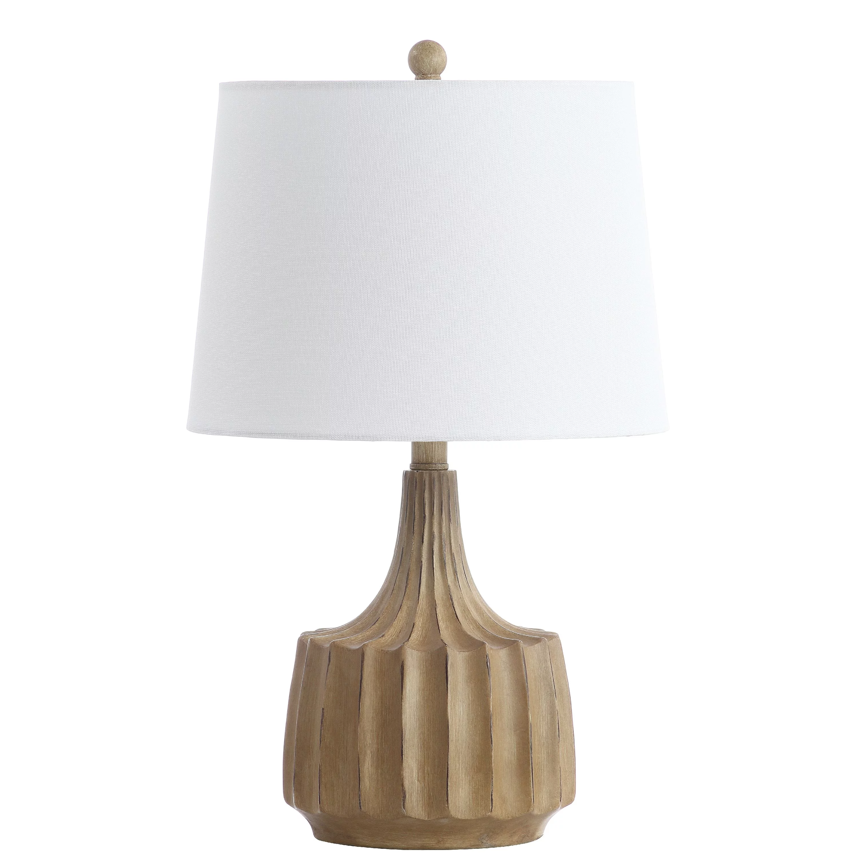 Safavieh Shiloh Natural 21.5 in. H Table Lamp, Wood Finish