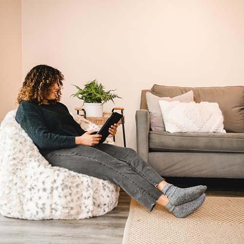 Big Joe Milano Lenox Denim Cobalt Beanbag Chair