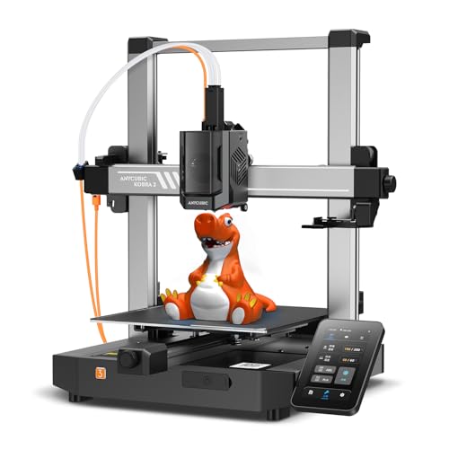 Anycubic Kobra 3 3D Printer Only, Max 600mm/s Print Speed Full-auto Calibration Details Better, Multi-Color 3D Printing Need with Additional Anycubic ACE Pro, Explore Endless Fun 9.8