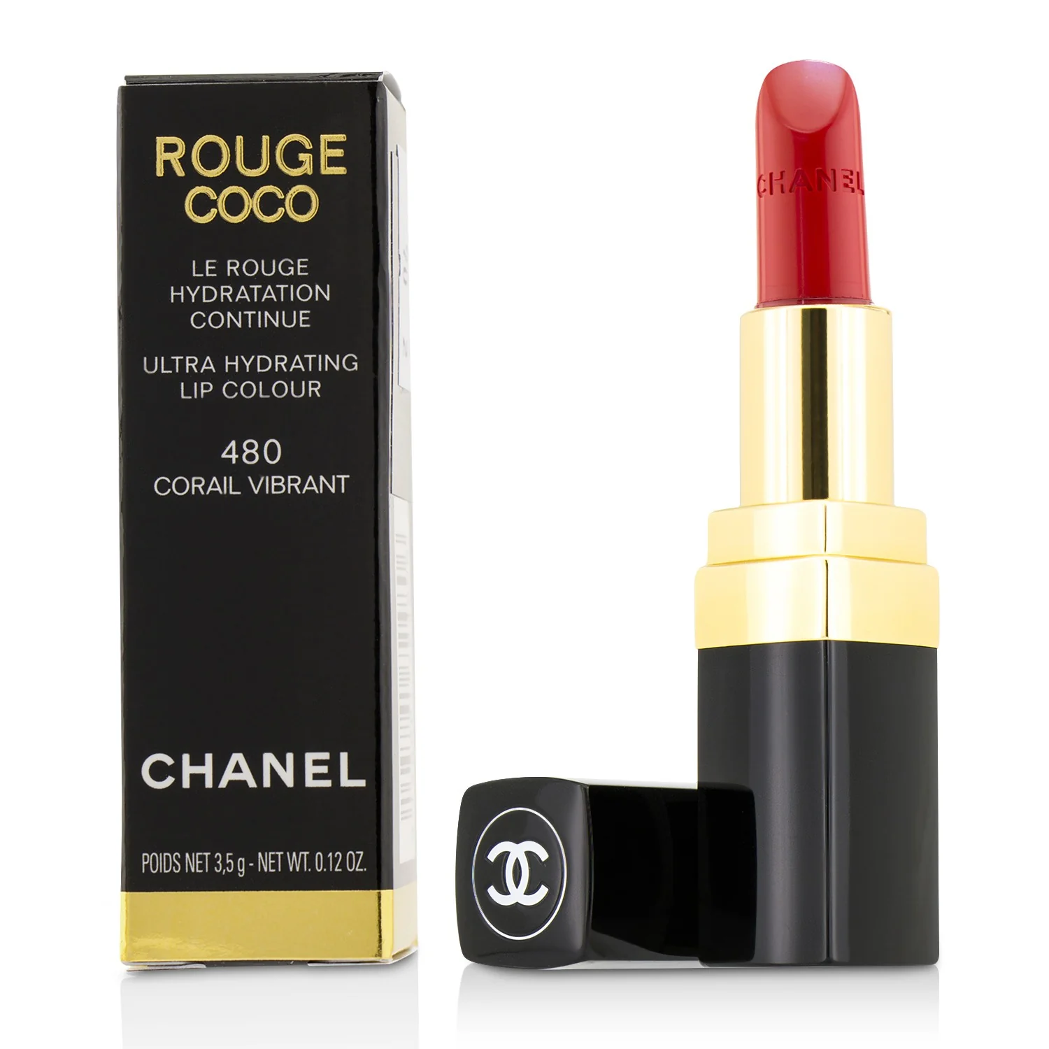 Chanel Rouge Coco Ultra Hydrating Lip Colour - # 446 Etienne  3.5g/0.12oz