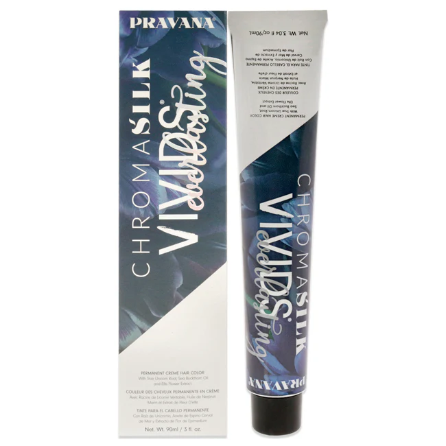 Pravana ChromaSilk Vivids Everlasting Permanent - Bewitching Blue by Pravana for Unisex - 3 oz Hair Color