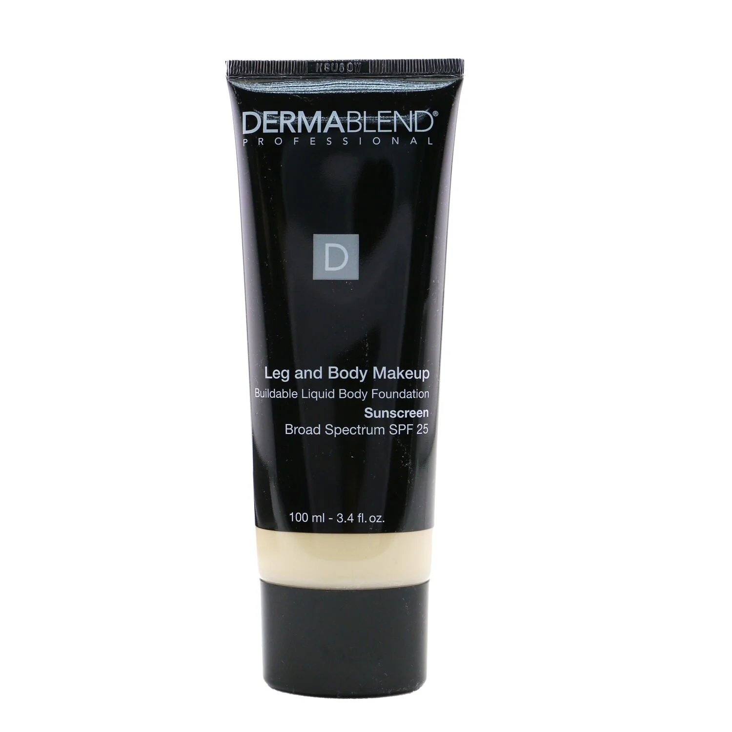 Dermablend Leg and Body Make Up Buildable Liquid Body Foundation Sunscreen Broad Spectrum SPF 25 - #Deep Natural (Exp. Date 12/2022)  100ml/3.4oz