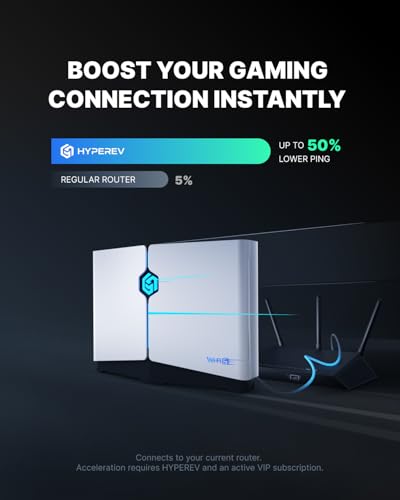 Gaming Router for PC & Consoles PS5, PS4, Xbox, Switch, etc |Free 90-Days GearUP Console Booster | Internet Booster for WiFi Gaming| 2402Mbps, 5GHz & 2.4GHz | WiFi & Ethernet