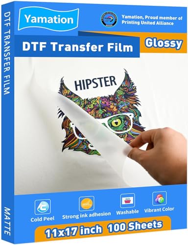 Yamation DTF Transfer Film Glossy: 8.5