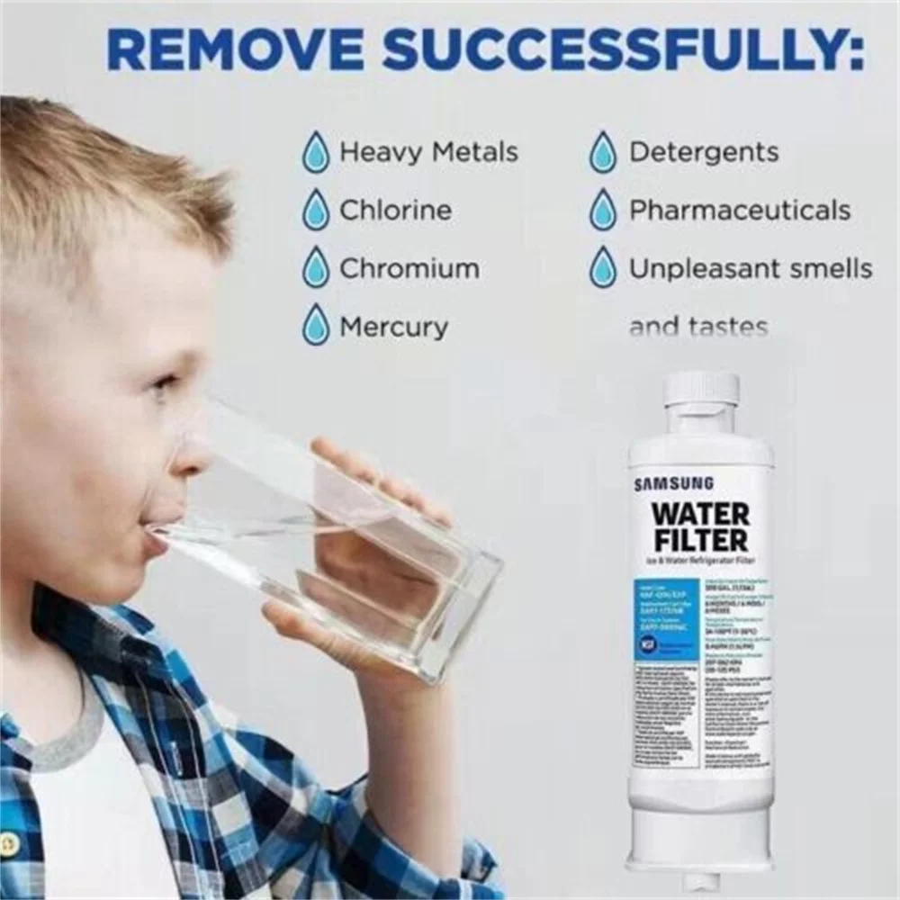 3 Pack DA97-17376B HAF-QIN Refrigerator Water Filter DA97-08006C