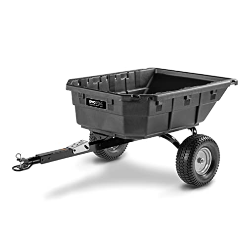 Ohio Steel 3040P-SD Poly Swivel Dump Cart, 10 cu.ft., 600 lb Load Capacity