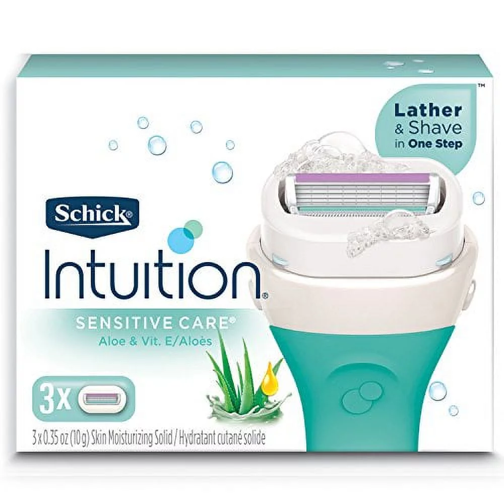 Schick Intuition Sensitive Care Moisturizing Razor Blade Refills