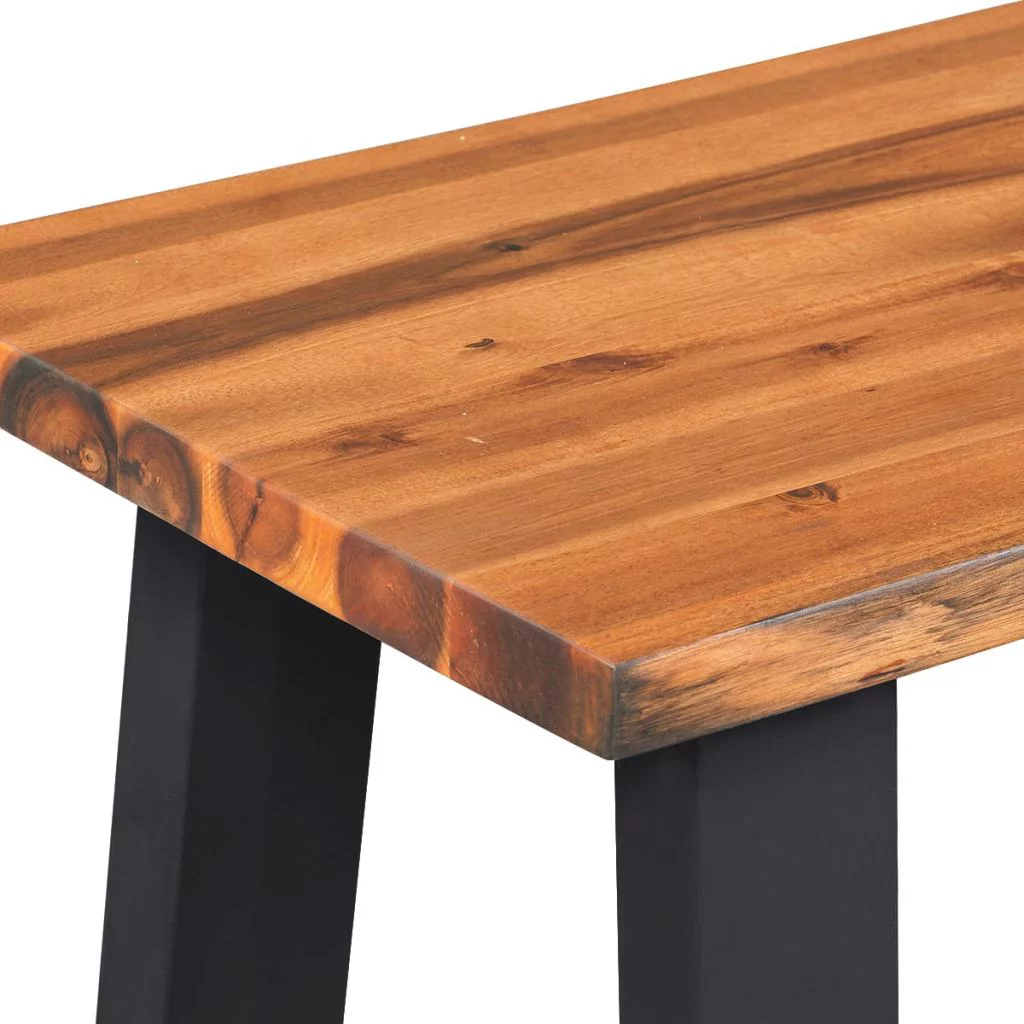 Carevas Bench Solid Acacia Wood 63