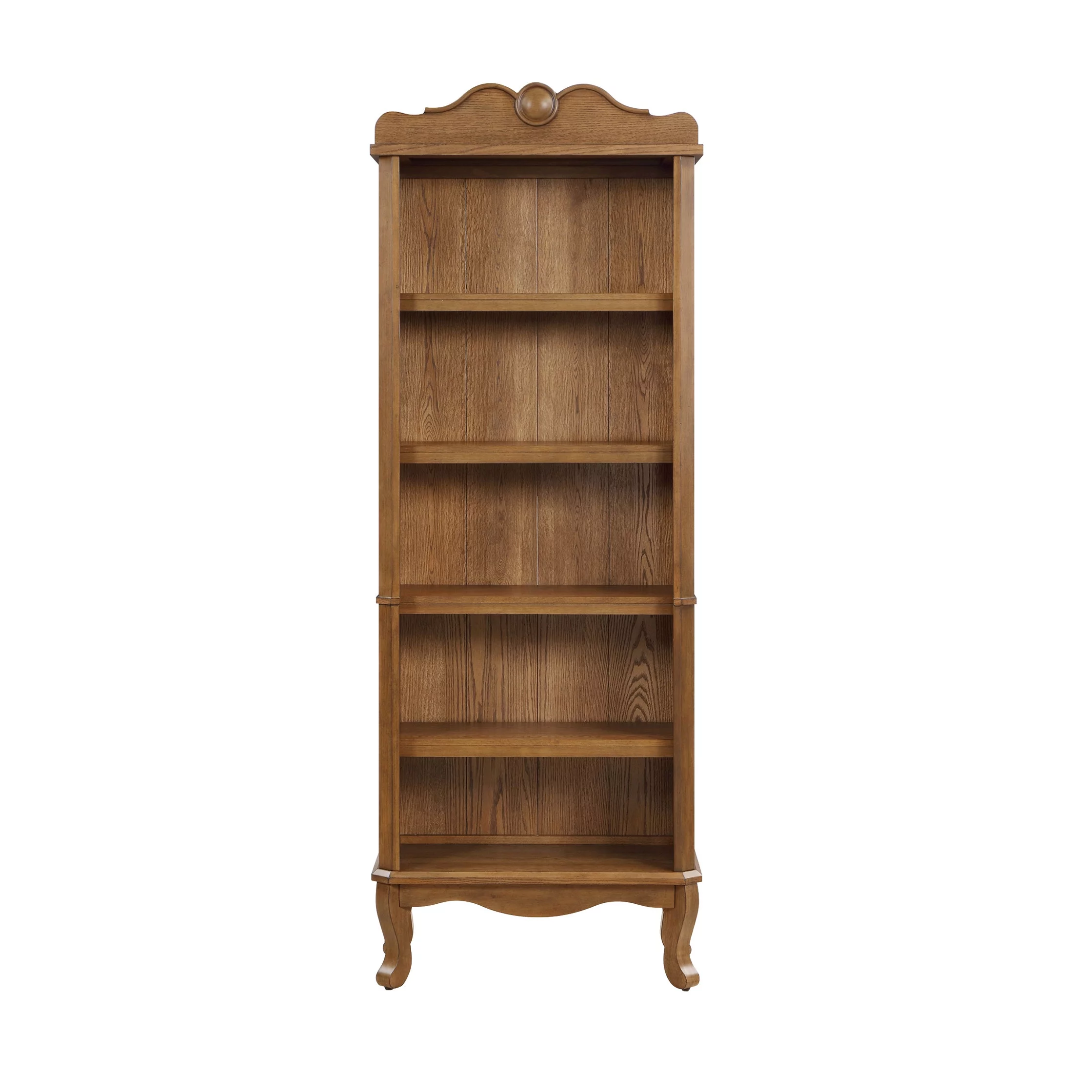The Pioneer Woman Helen Bookcase Made With Solid Wood Frame, Heirloom Brown