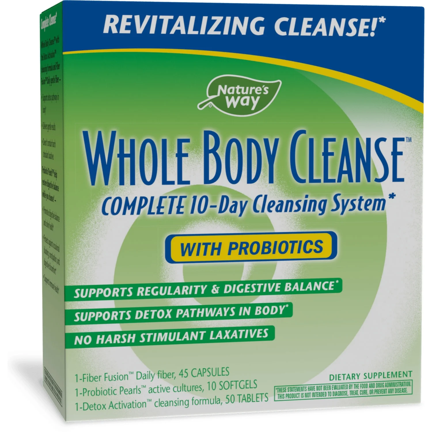 Nature's Way Whole Body Cleanse, Complete 10-Day System Cleansing System
