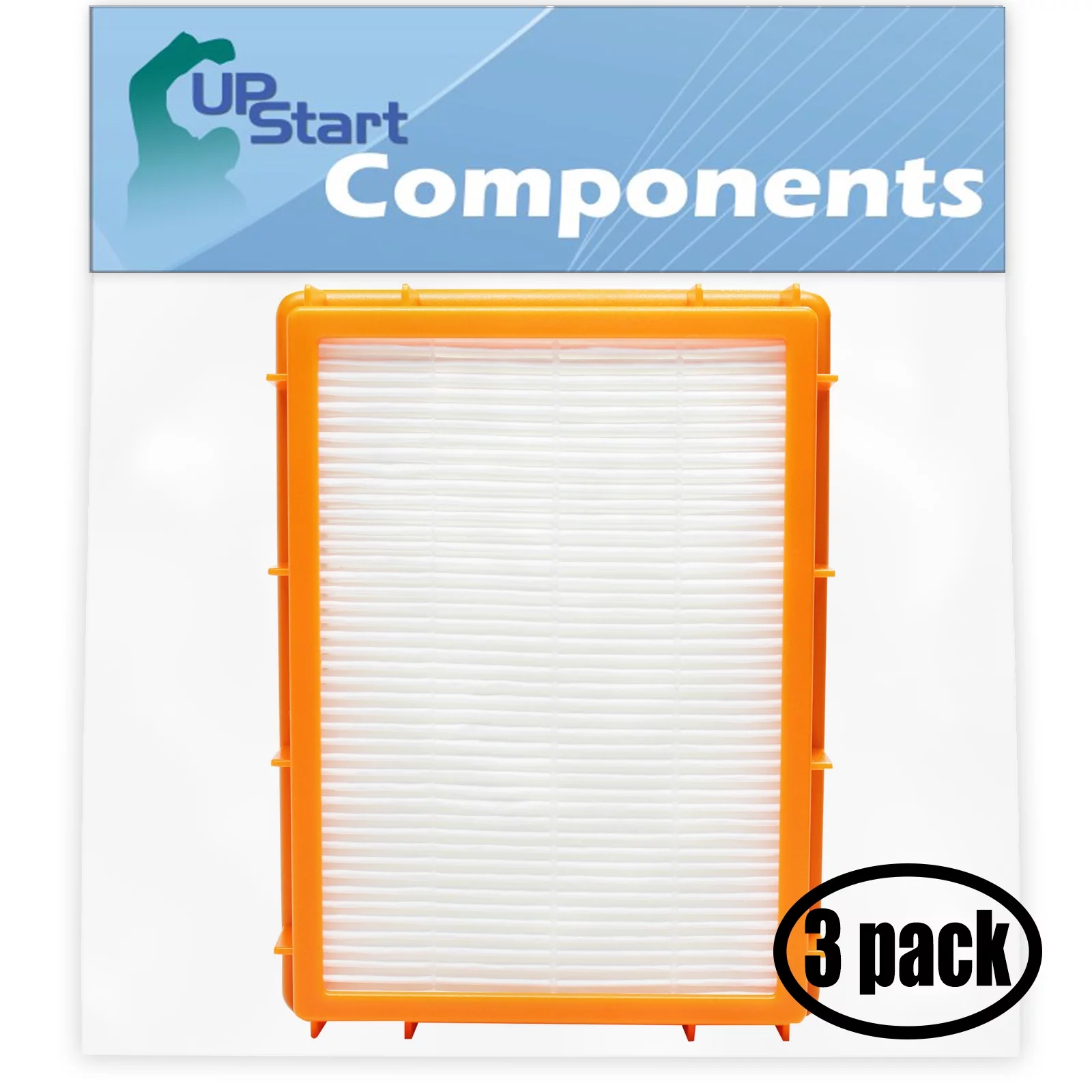 3-Pack Replacement for Eureka Boss SmartVac Pet Lover 4870SZ Vacuum HEPA Filter - Compatible with Eureka HF-2 HEPA Filter