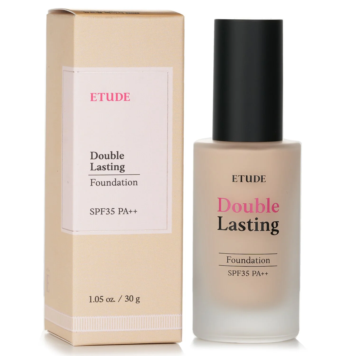 Etude House Double Lasting Foundation SPF 35 - #21W1 Beige  30g/1.05oz