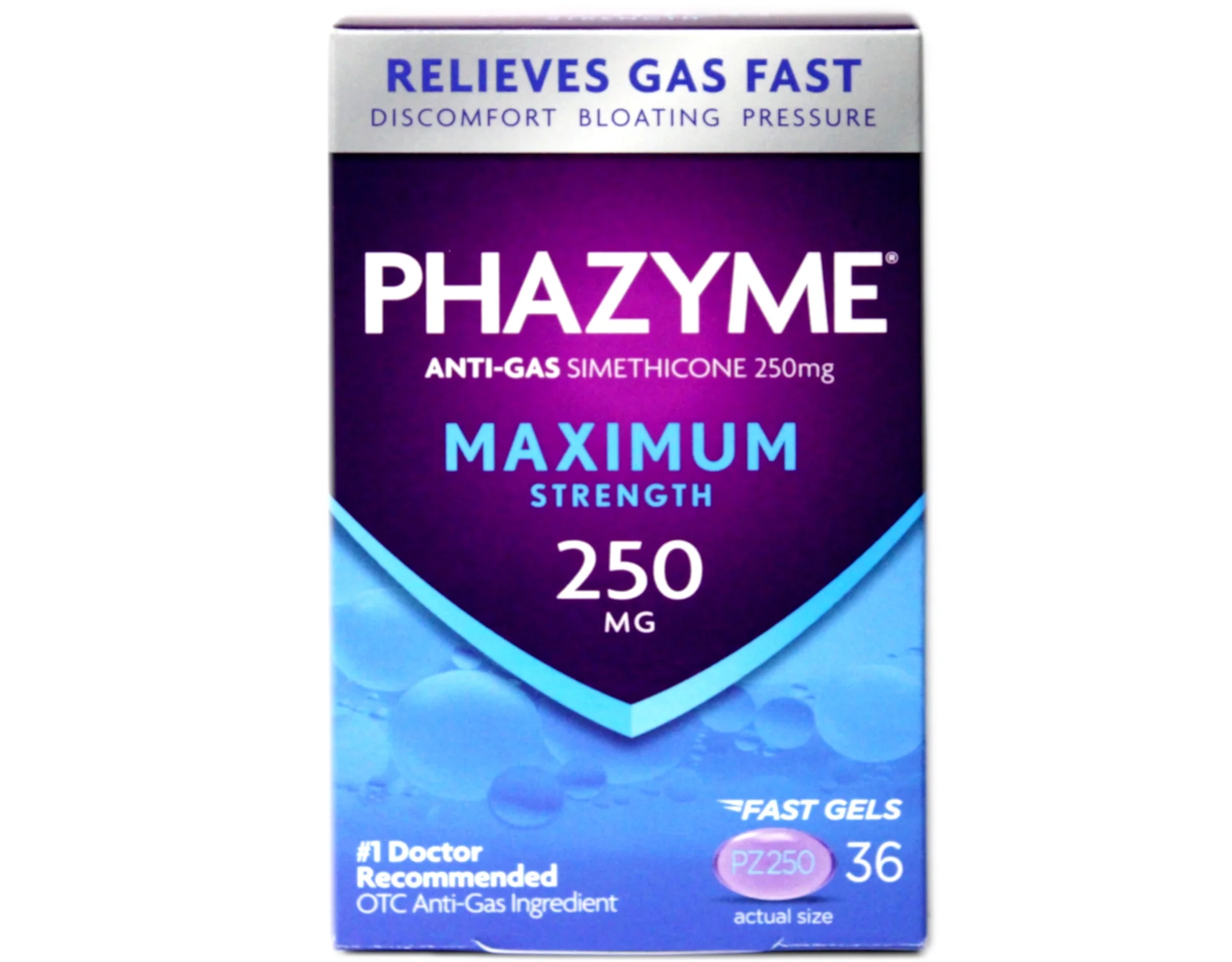 2 Pack - Phazyme Maximum Strength Softgels, 36 Each