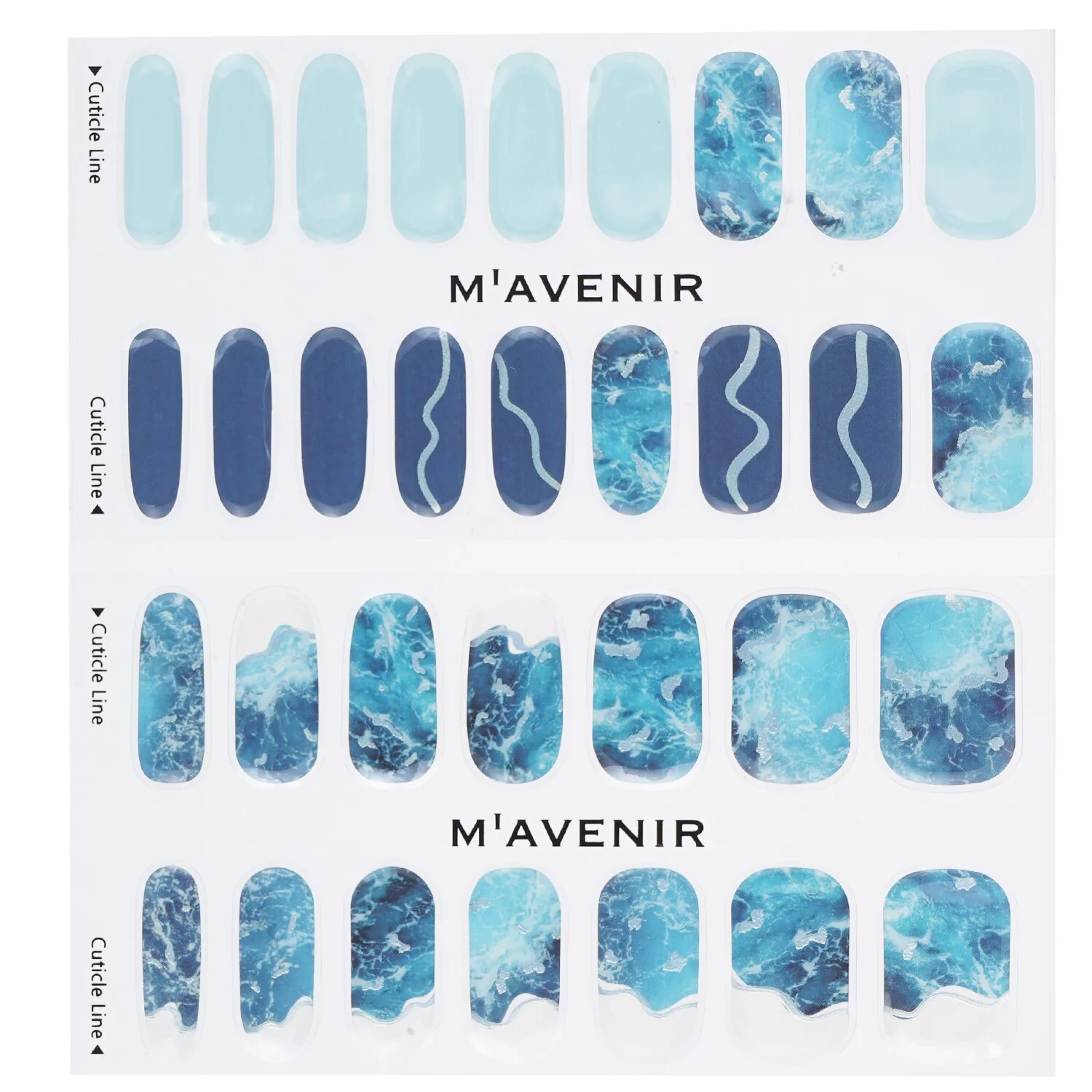 Mavenir Nail Sticker (Assorted Colour) - # Lollipops Nail  32pcs