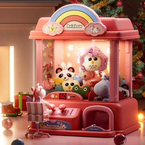 Claw Machine for Kids with Mini Prizes|Candy Machine Toys for Ages 8-13 Girls and Adults|Birthday Gifts for 6 7 9 10 12 Years Old