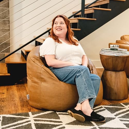 Big Joe Milano Lenox Denim Cobalt Beanbag Chair