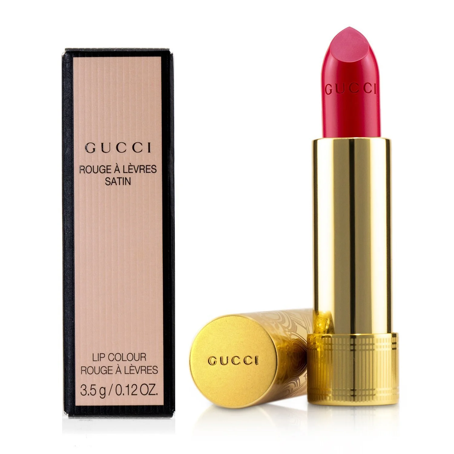 Gucci Rouge A Levres Satin Lip Colour - # 500 Odalie Red  3.5g/0.12oz