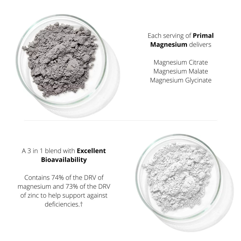 Primal Harvest Primal Magnesium, 310 mg , 120 Capsules (155 mg per Capsule)