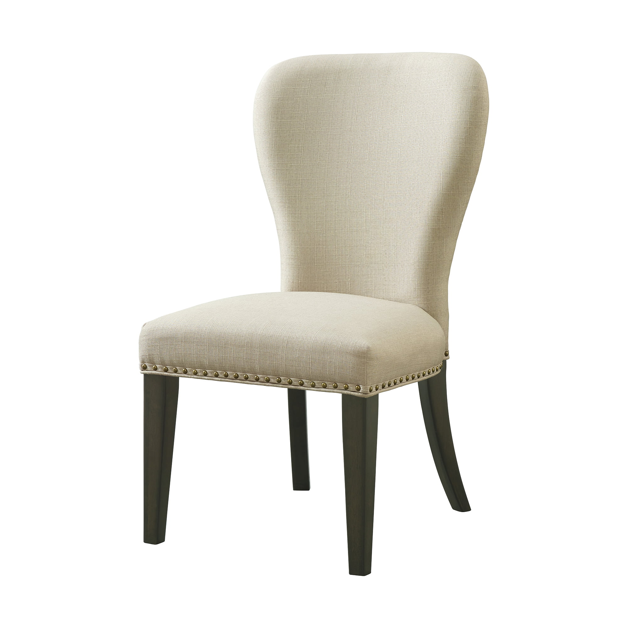 Alaterre Furniture Savoy Upholstered Dining Chairs - Cream (Set of 2)