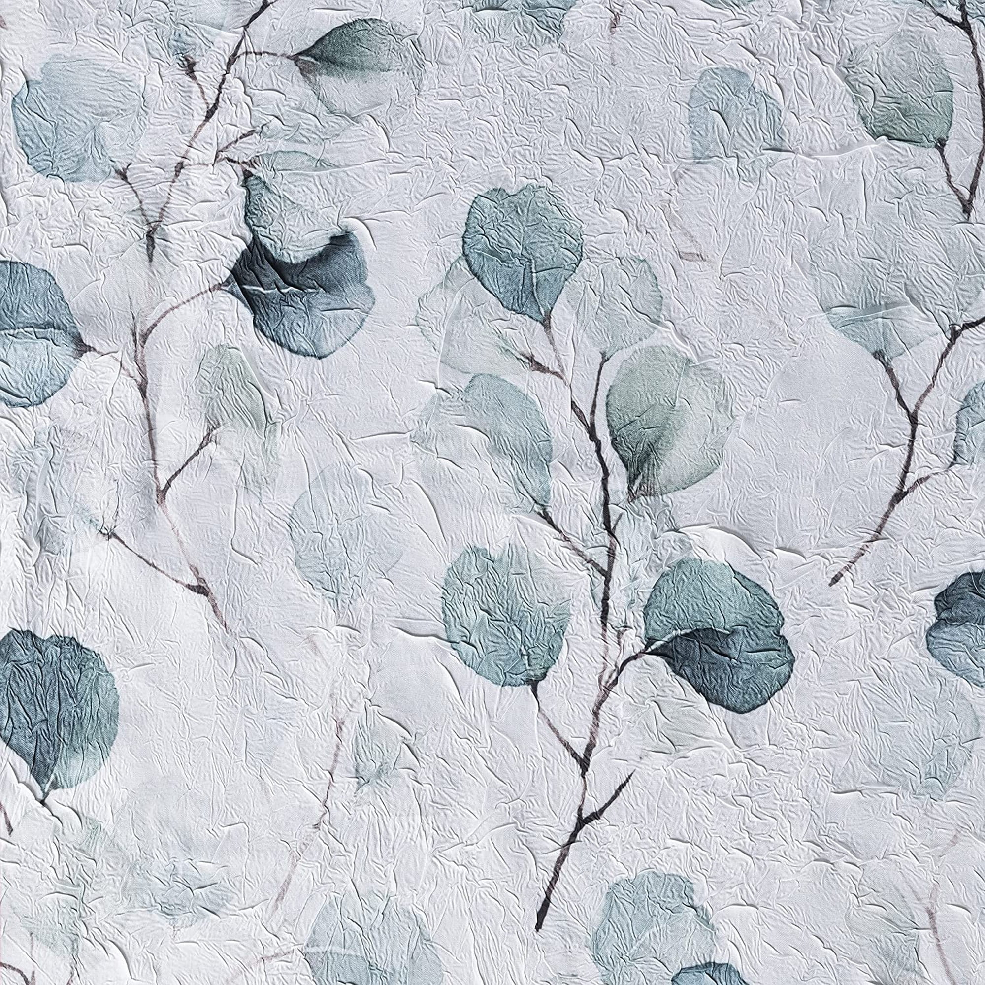 Ellis Curtain Eucalyptus Crushed Taffeta Rod Pocket Valance - 48x15