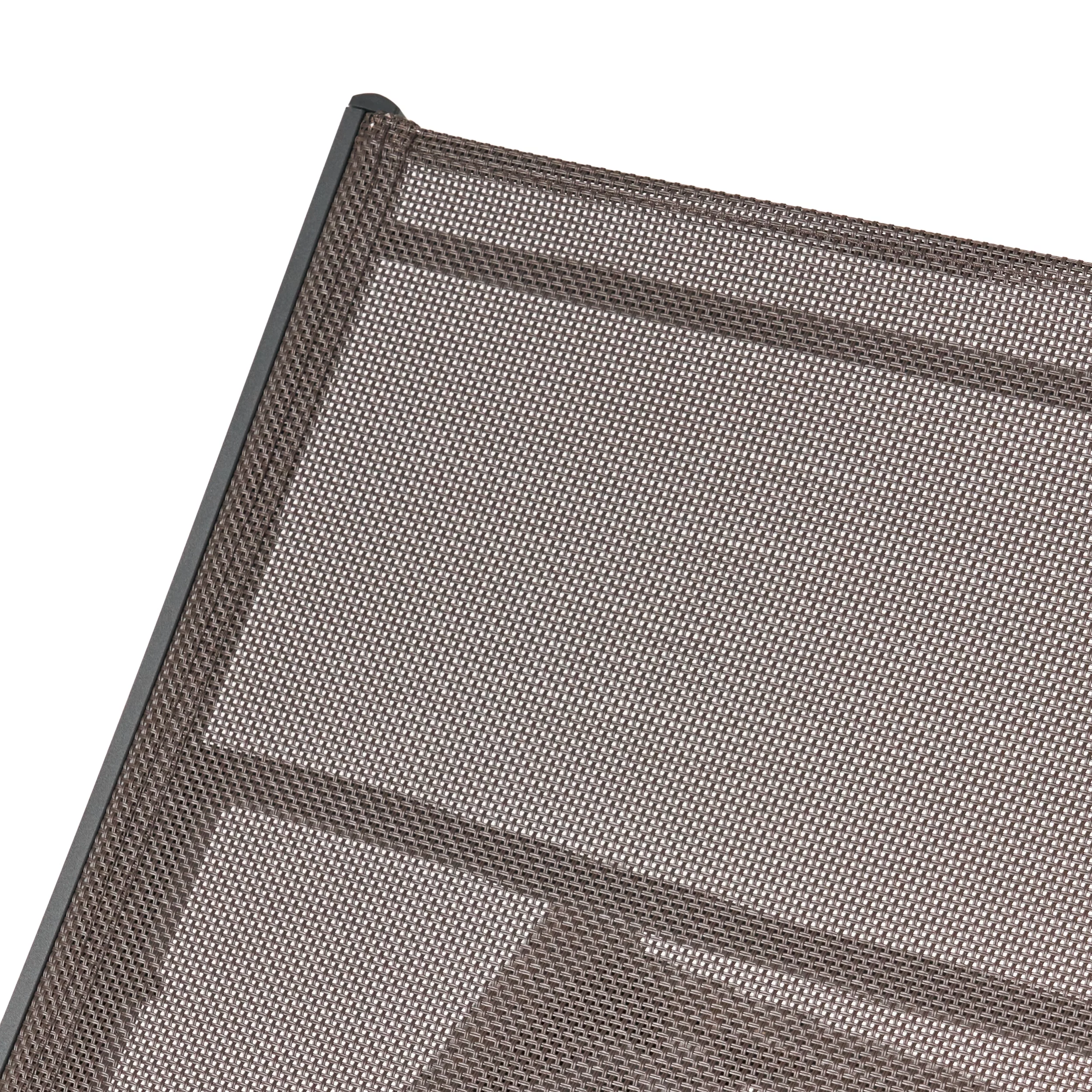 Brown Textilene Chaise Lounge (set of 2)