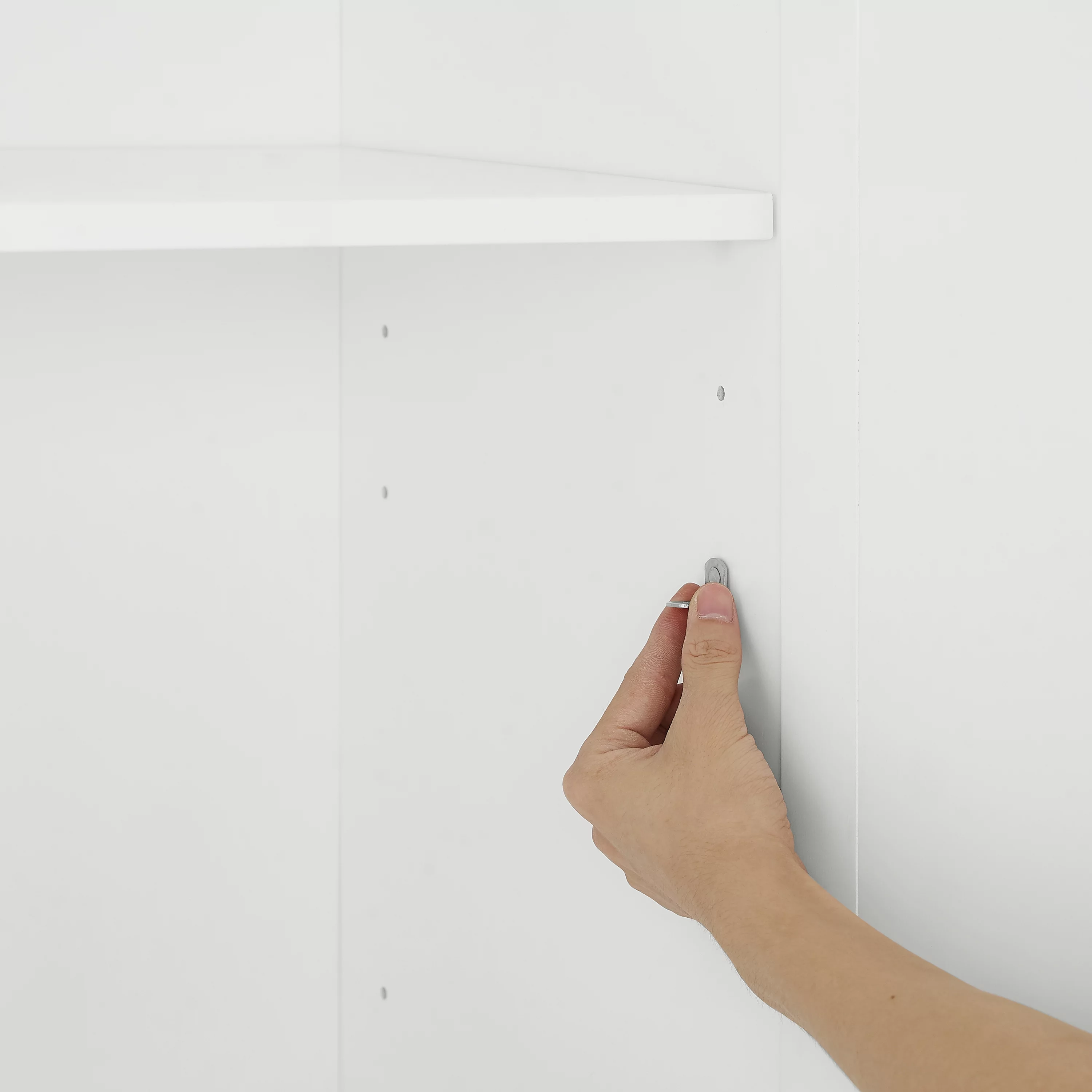 Crosley Furniture Stanton Traditional MDF Wood Pantry in White (Set of 2)