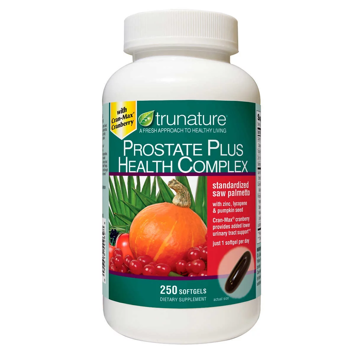 Trunature Prostate Plus Health Complex, 250 Softgels