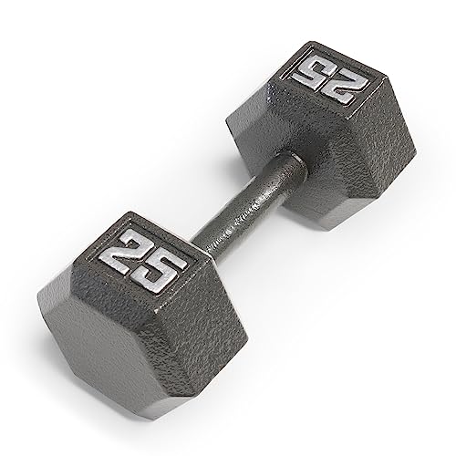 Marcy Cast Iron Hex Dumbbells Collection - Available size from 3-lb to 100-lb, SOLD INDIVIDUALLY
