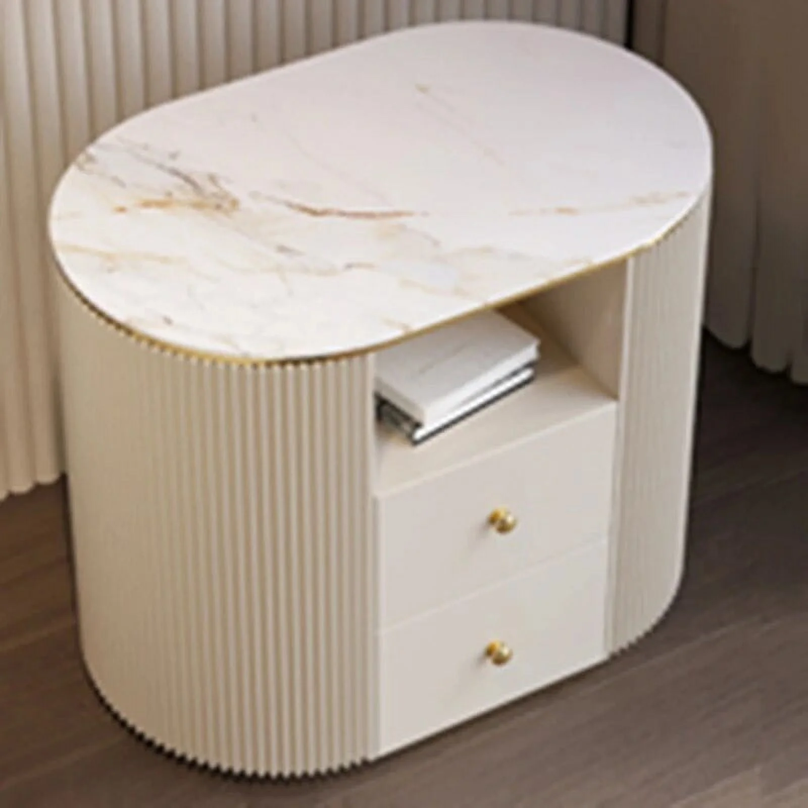 Modern Small Table White Wood Recameras Dressers Cute Dressing Cofe Table Fashion Mesitas De Noche Bedroom Furniture YYY40XP