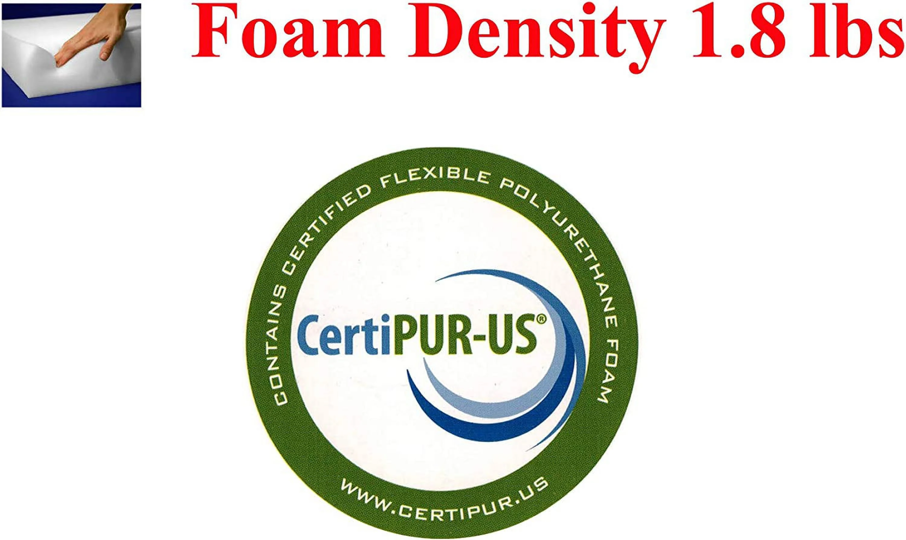 RUNFAYBIU D&D Futon  Sleeper Chair Folding Foam Bed  Foldable Sofa Mattress  Foam Density 1.8 lbs  6 x 32 x 70  Denim