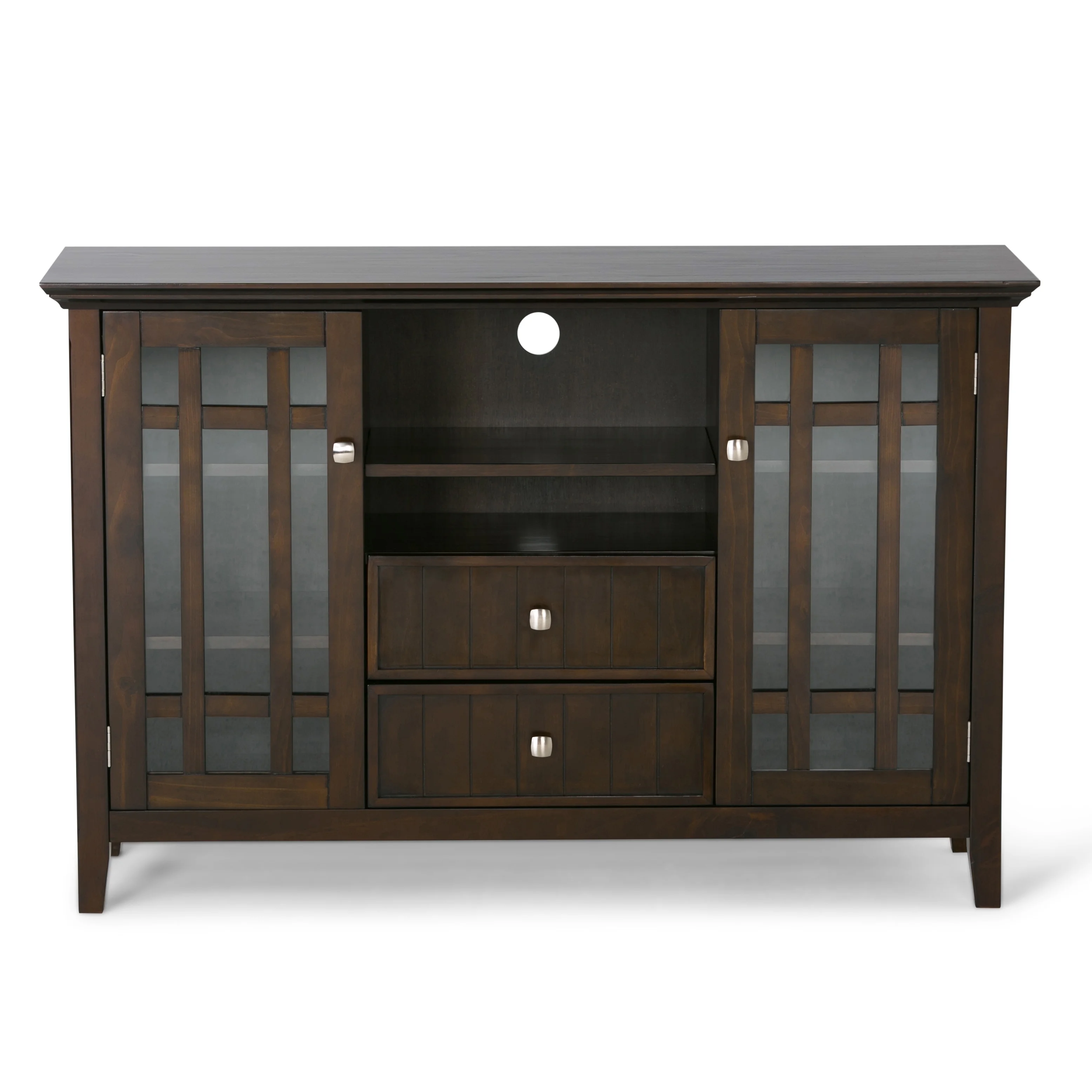 WyndenHall  Freemont 53-in. Dark Tobacco Solid Wood TV Stand - 53