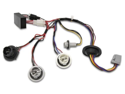 Raxiom Tail Light Sequencer Harness Kit with Tuning Plug and Play Wire Fits Mustang 1996-2004 Excluding 1999-2001 Cobra