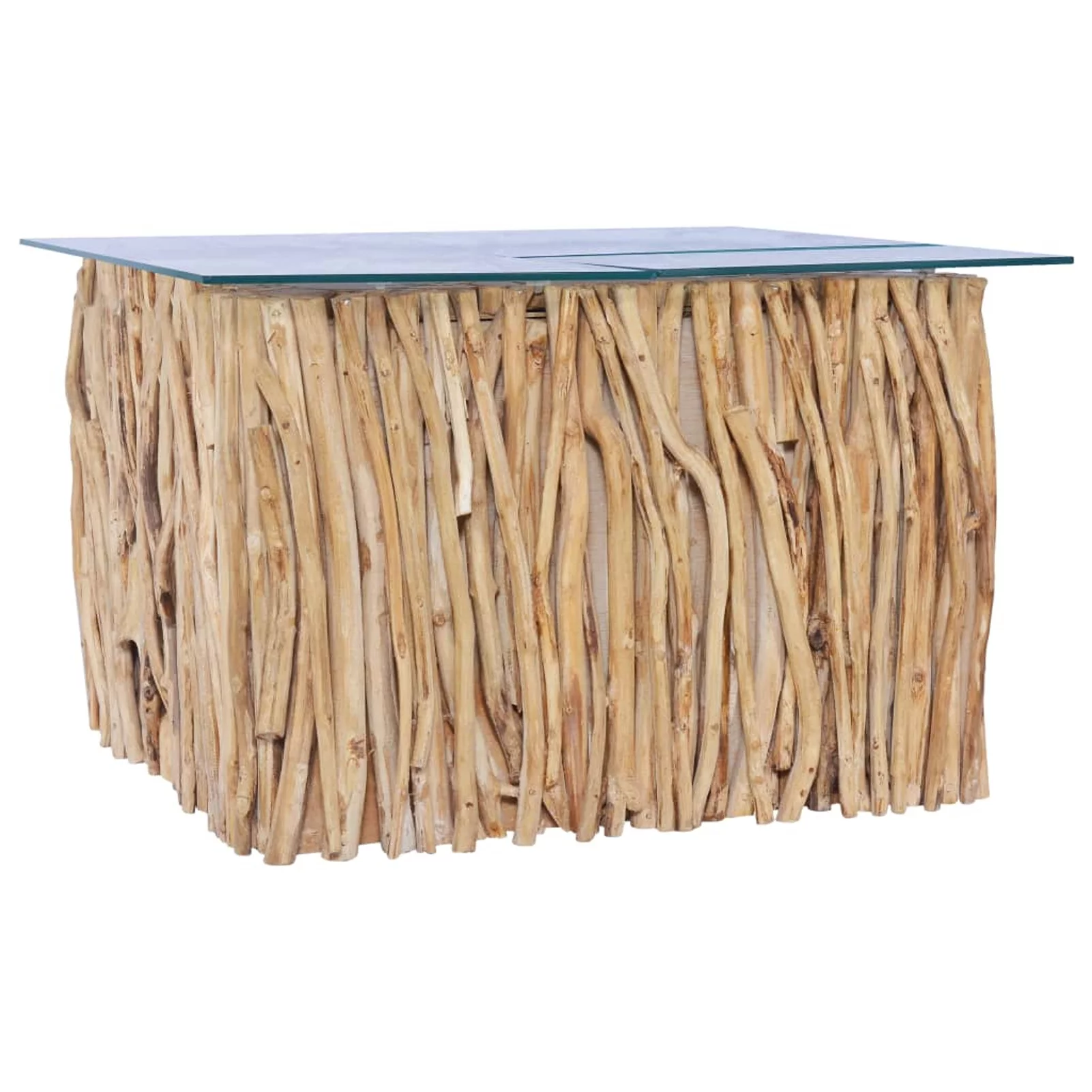 Aibecy Coffee Table with Glass 26