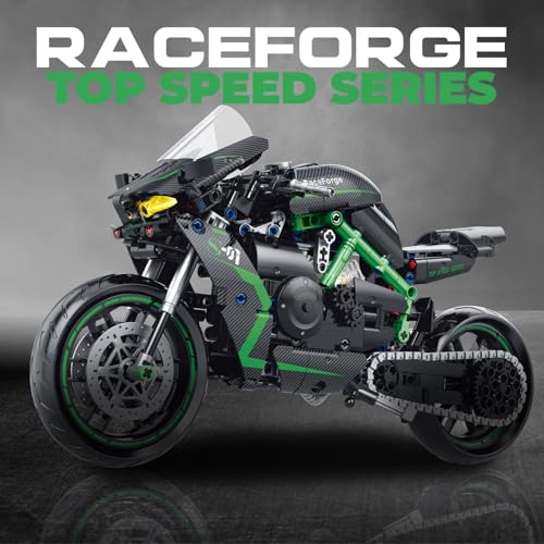 1:8 Motorcycle Building Set for Adults,Kickstand for Display,Gift for Boys Girls Kids 8 9 10 11 12 Years Old, Teenage Boys Gifts on Birthday(511PCS)