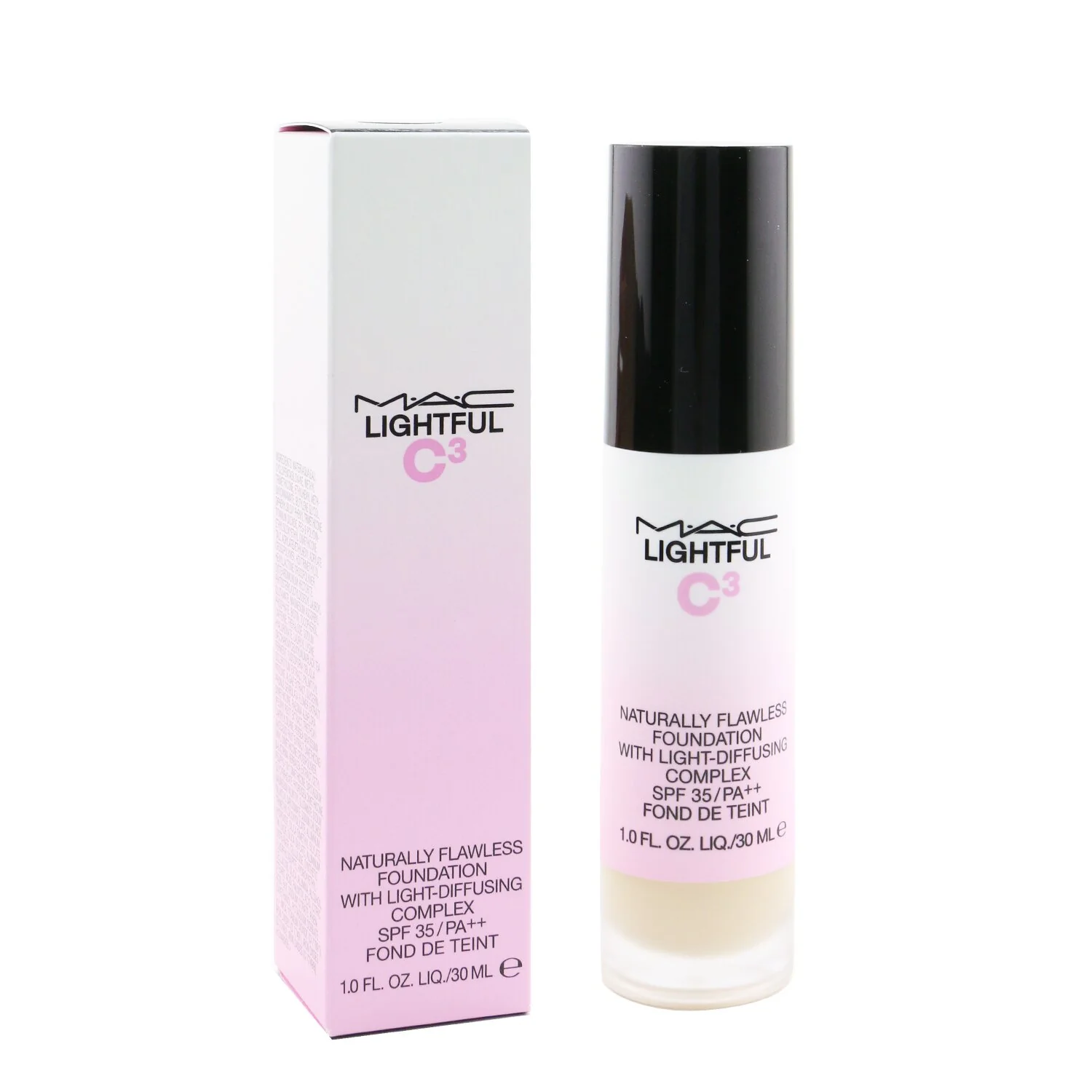 MAC Lightful C&sup3; Naturally Flawless Foundation SPF 35 - # NC35  30ml/1oz