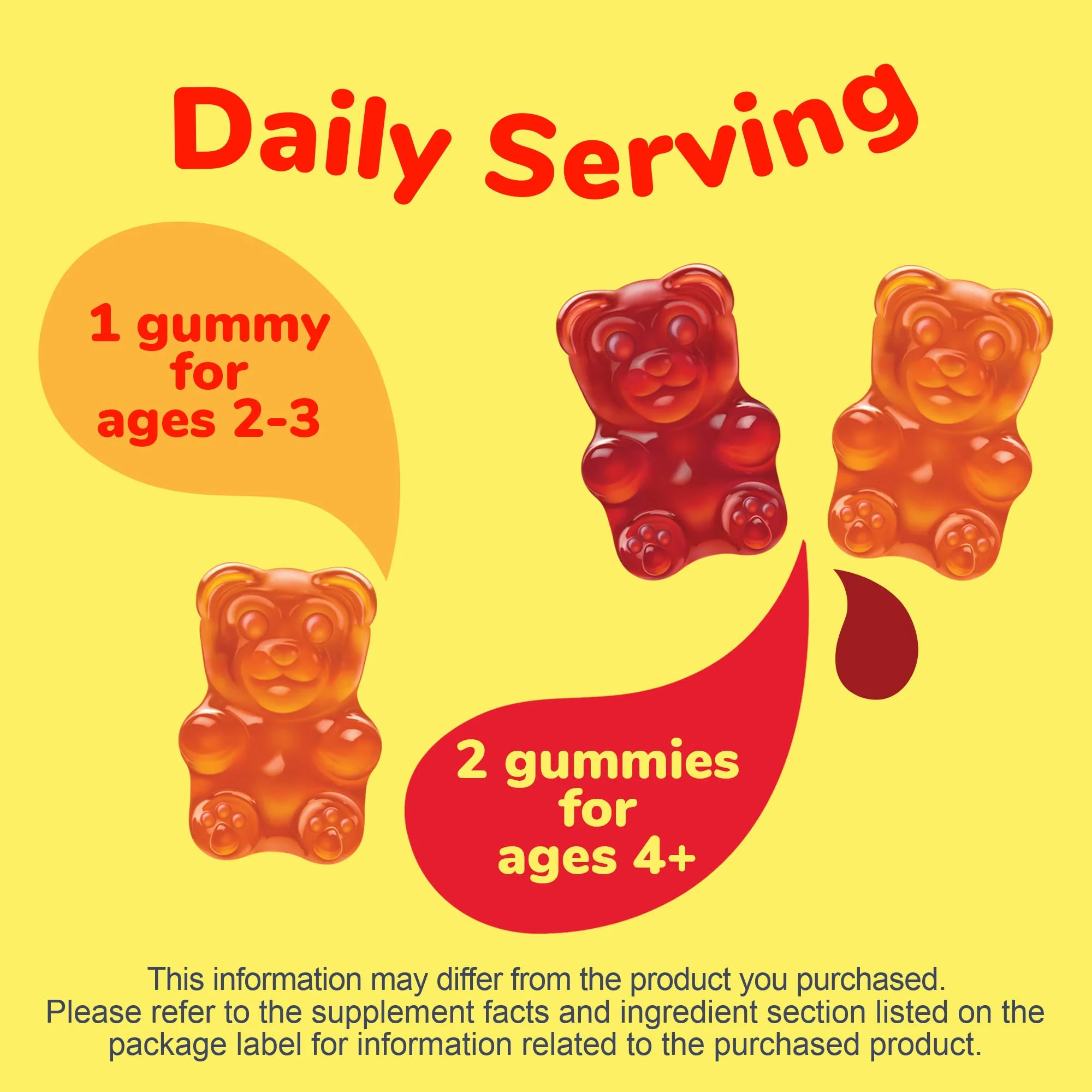 L'il Critters Gummy Vites Daily Kids Gummy multivitamin (Pack of 6)