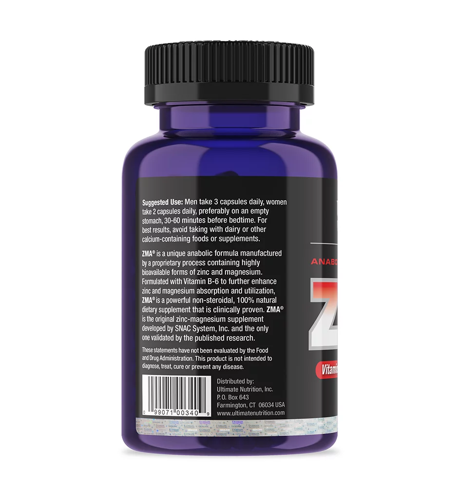 Ultimate Nutrition ZMA Vitamin & Mineral, Muscle Strength, 90 Capsules