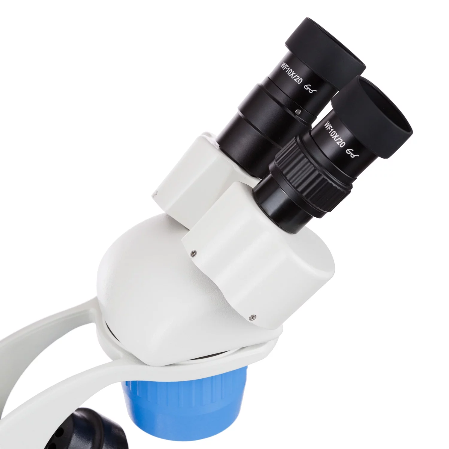 AmScope 10X-30X Super Widefield Track Stand Stereo Microscope with Top & Bottom Lights New