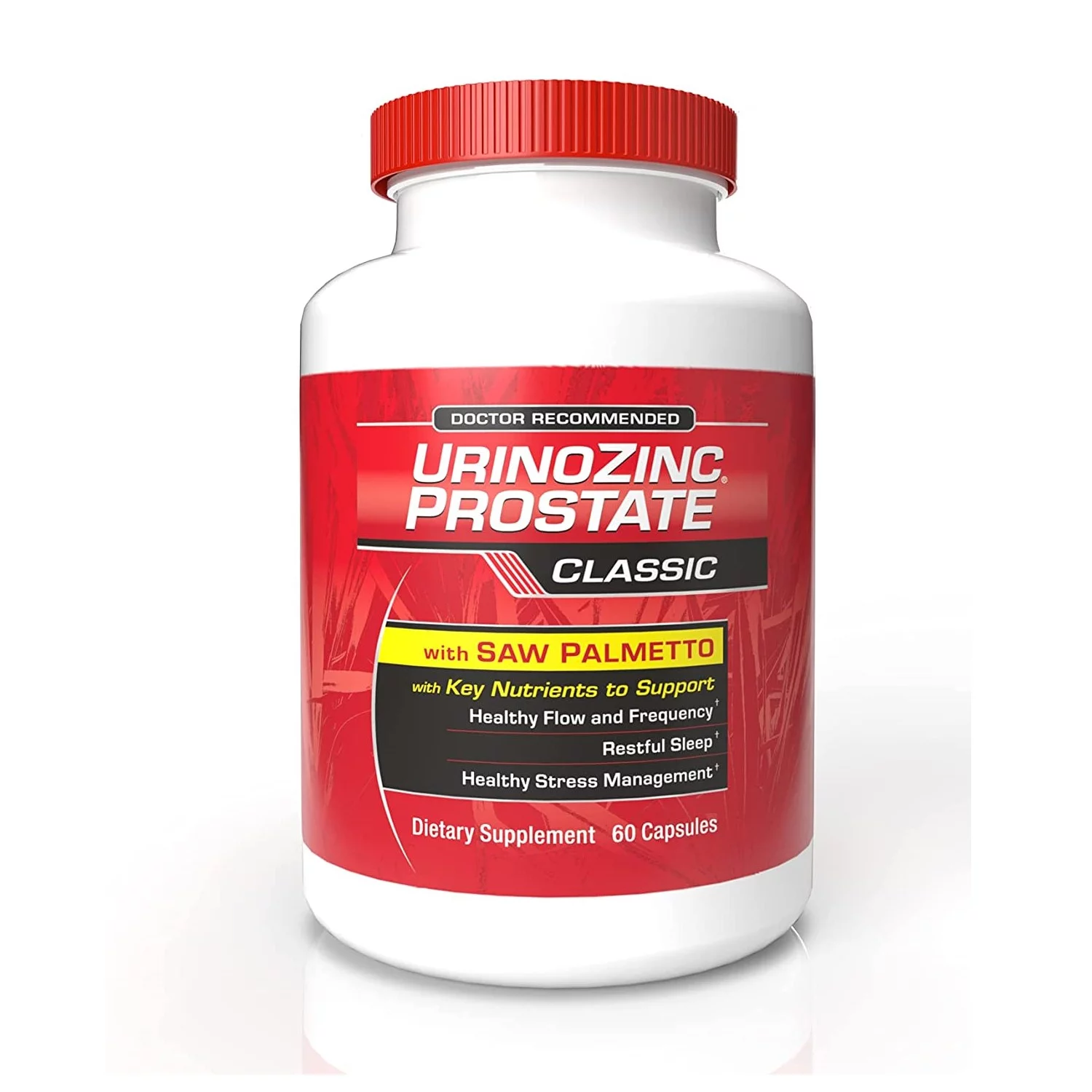 Urinozinc One Per Day, Saw Palmetto Prostate Supplement, Prostate Health, 60 Ct
