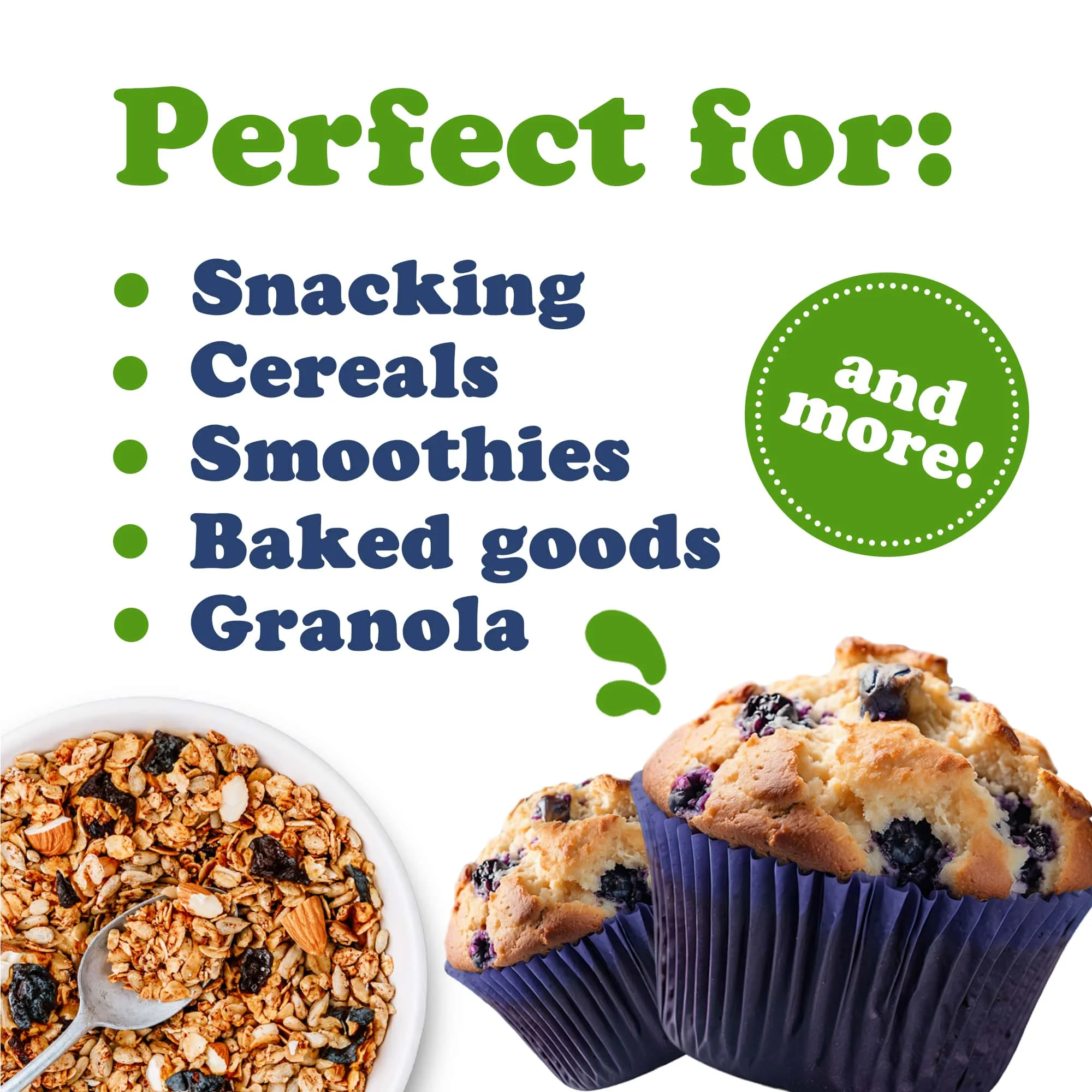 Dried Blueberries, 16 Pounds – Whole Berries, Lightly Sweetened, and Coated with Sunflower Oil, Kosher, Vegan, Unsulfured, Bulk