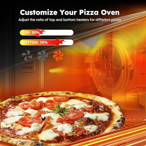 Nuwave Bravo Air Fryer Toaster Smart Oven, 10-in-1 Countertop Convection, 1800 Watts, 21-Qt Capacity, 50°-450°F Temp Controls, Top and Bottom Heater Adjustments 0%-100%, PFAS Free, Stainless Steel