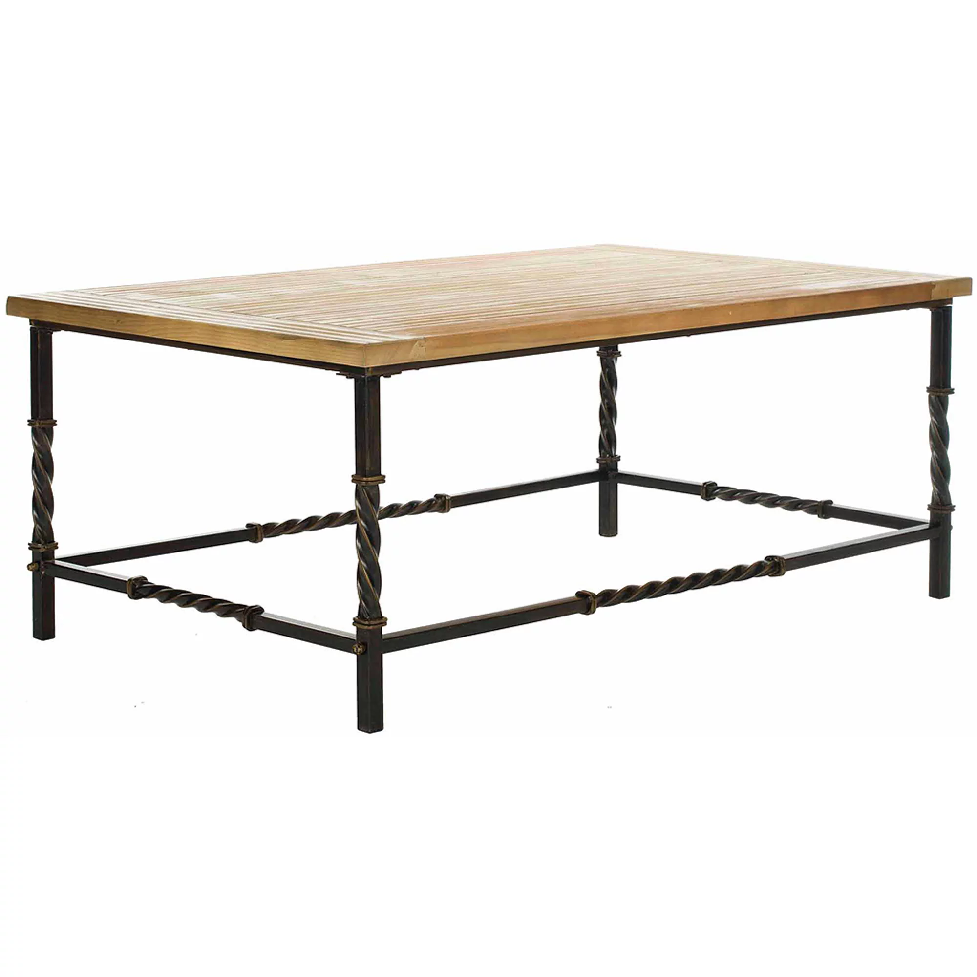 SAFAVIEH Rowan Nautical Rustic Coffee Table, Natural